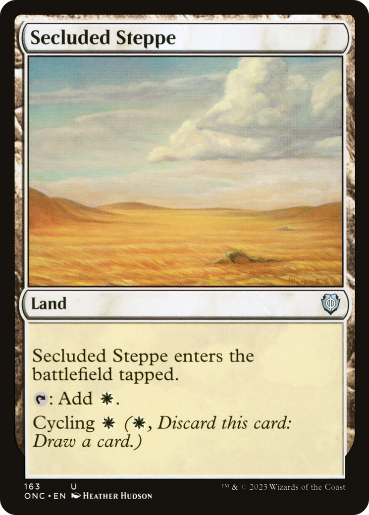Secluded Steppe [Phyrexia: All Will Be One Commander] - Magic: The Gathering - Card Brawlers | Quebec | Canada |