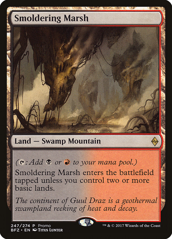 Smoldering Marsh (Promo) [Standard Showdown Promos] - Magic: The Gathering - Card Brawlers | Quebec | Canada |