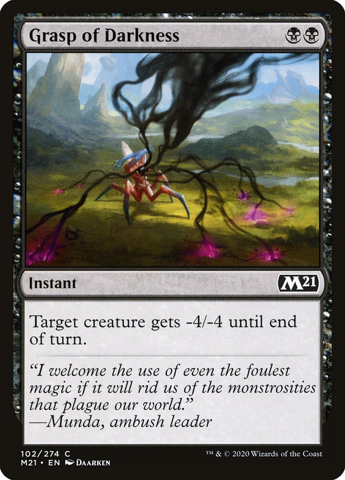 Grasp of Darkness [Core Set 2021] - Magic: The Gathering - Card Brawlers | Quebec | Canada |