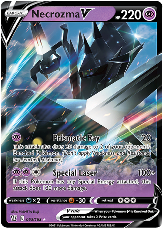 Necrozma V (063/163) [Sword & Shield: Battle Styles] - Pokémon - Card Brawlers | Quebec | Canada |