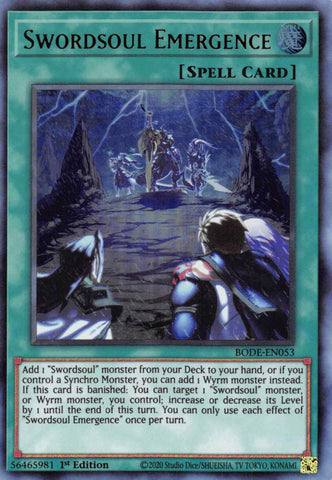 Swordsoul Emergence [BODE-EN053] Ultra Rare - Yu-Gi-Oh! - Card Brawlers | Quebec | Canada |