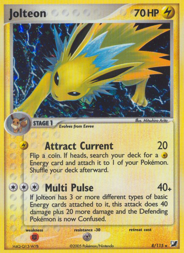 Jolteon (8/115) [EX: Unseen Forces] - Pokémon - Card Brawlers | Quebec | Canada |