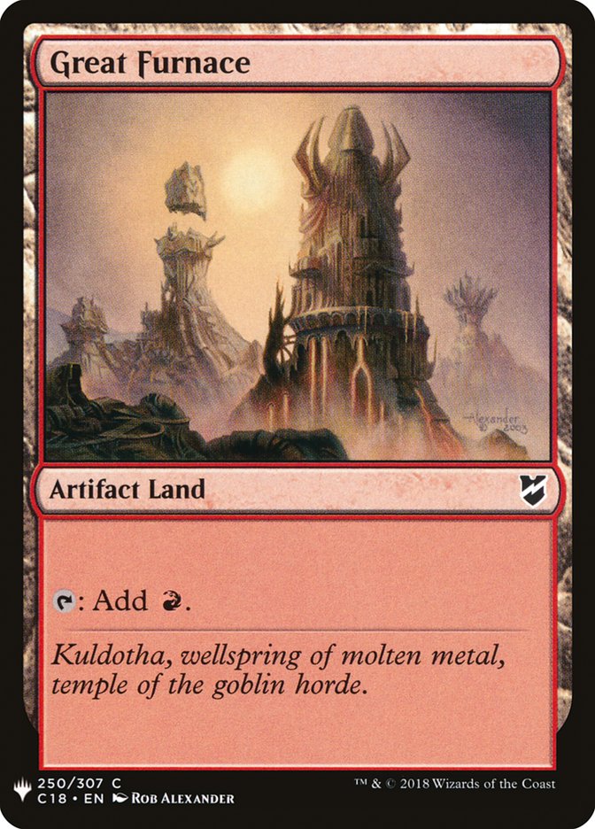 Great Furnace [Mystery Booster] - Magic: The Gathering - Card Brawlers | Quebec | Canada |