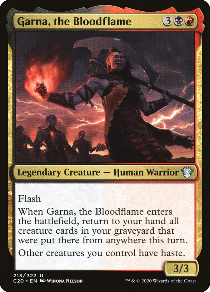 Garna, the Bloodflame [Commander 2020] - Magic: The Gathering - Card Brawlers | Quebec | Canada |