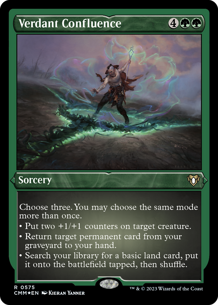Verdant Confluence (Foil Etched) [Commander Masters] - Magic: The Gathering - Card Brawlers | Quebec | Canada |