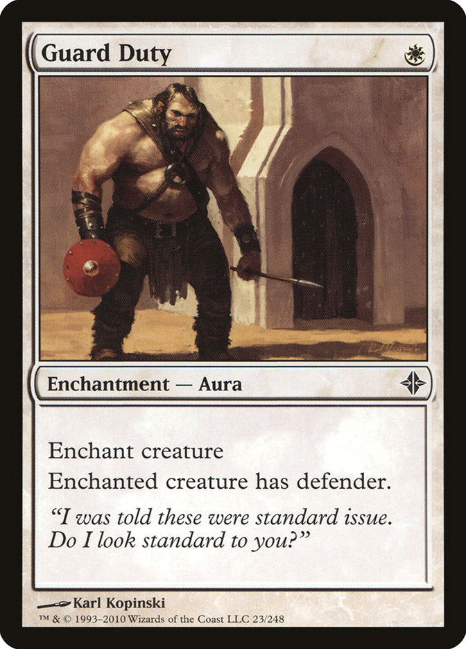 Guard Duty [Rise of the Eldrazi] - Magic: The Gathering - Card Brawlers | Quebec | Canada |