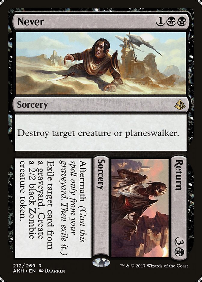 Never // Return [Amonkhet] - Magic: The Gathering - Card Brawlers | Quebec | Canada |