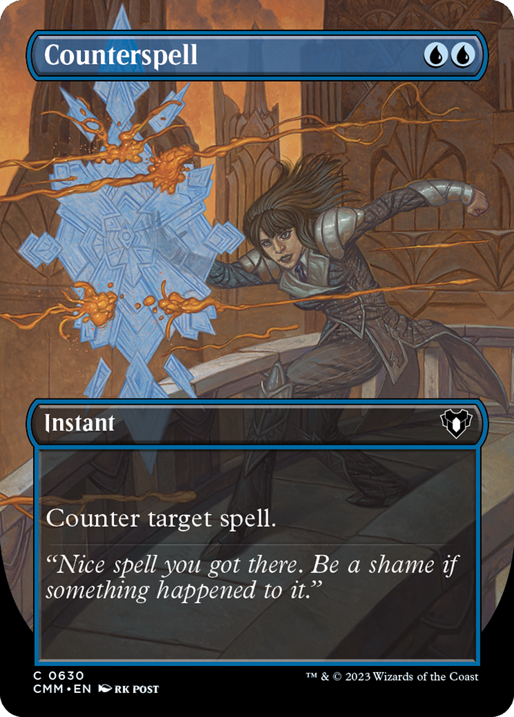 Counterspell (Borderless Alternate Art) [Commander Masters] - Magic: The Gathering - Card Brawlers | Quebec | Canada |