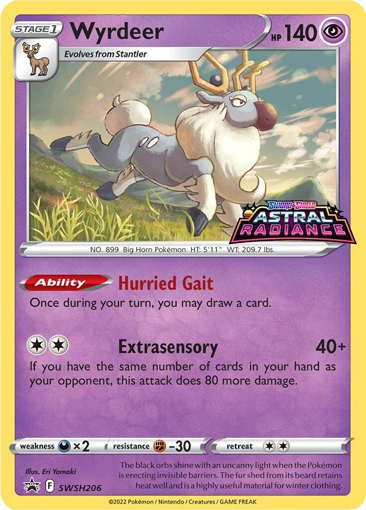 Wyrdeer (SWSH206) [Sword & Shield: Black Star Promos] - Pokémon - Card Brawlers | Quebec | Canada |