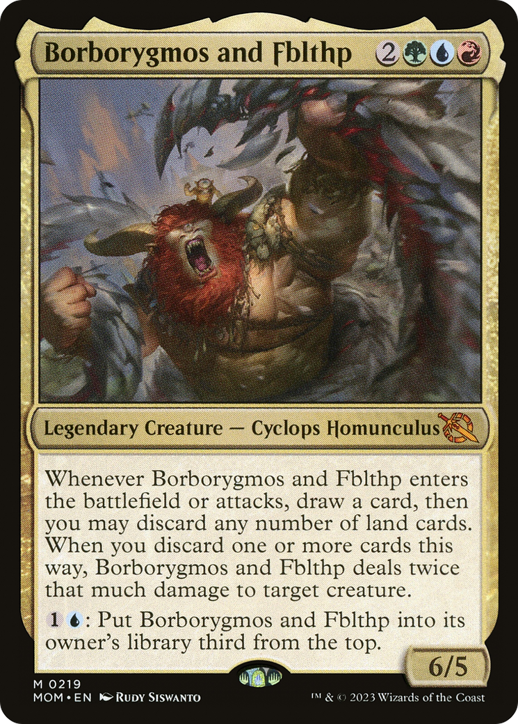 Borborygmos and Fblthp [March of the Machine] - Magic: The Gathering - Card Brawlers | Quebec | Canada |