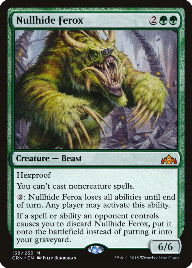 Nullhide Ferox [Guilds of Ravnica] - Magic: The Gathering - Card Brawlers | Quebec | Canada |