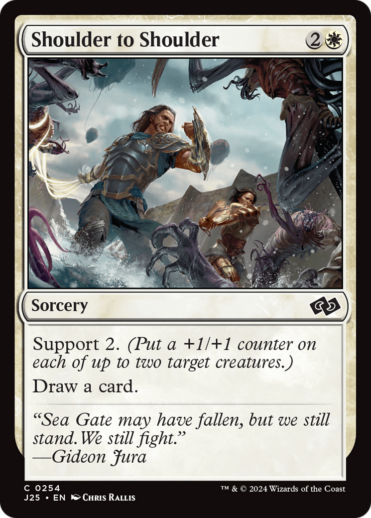 Shoulder to Shoulder [Foundations Jumpstart] - Magic: The Gathering - Card Brawlers | Quebec | Canada |