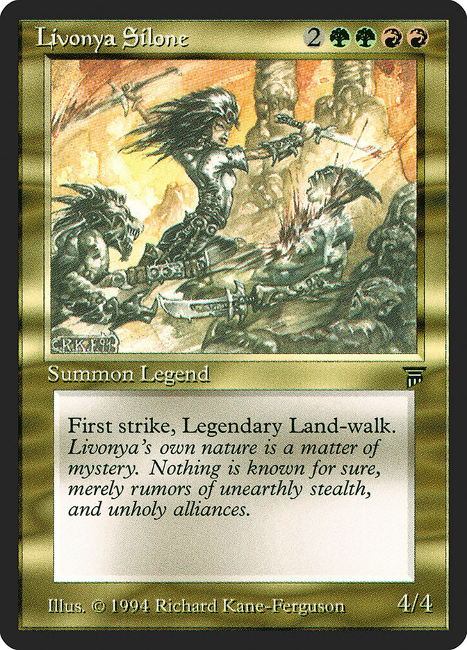 Livonya Silone [Legends] - Magic: The Gathering - Card Brawlers | Quebec | Canada |