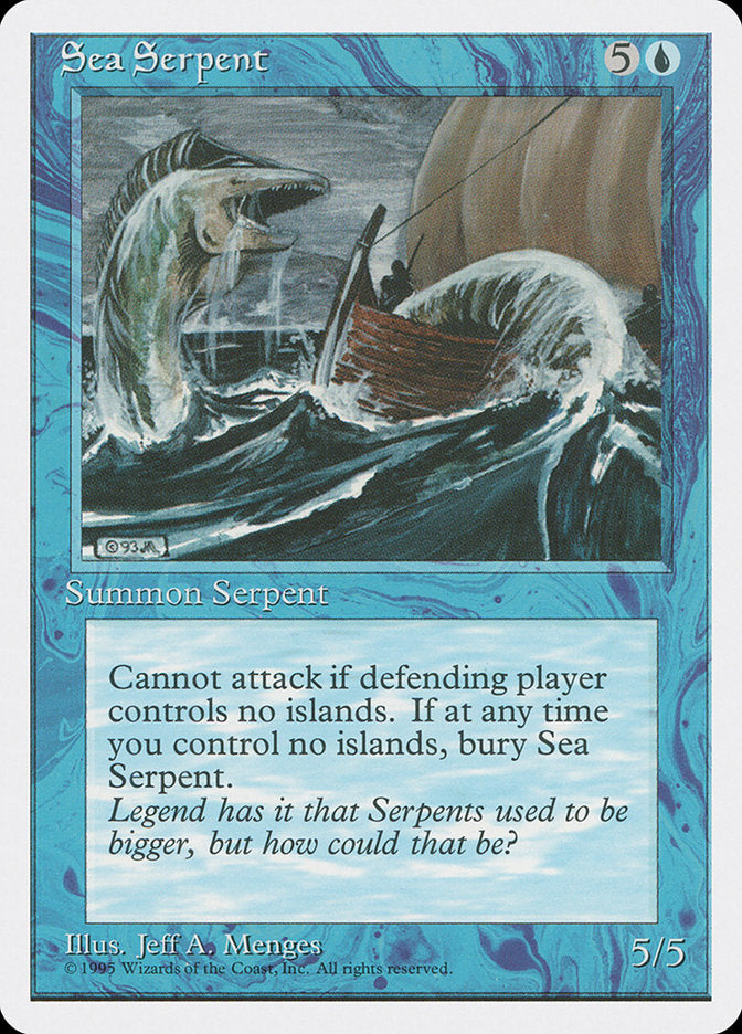 Sea Serpent [Fourth Edition] - Magic: The Gathering - Card Brawlers | Quebec | Canada |