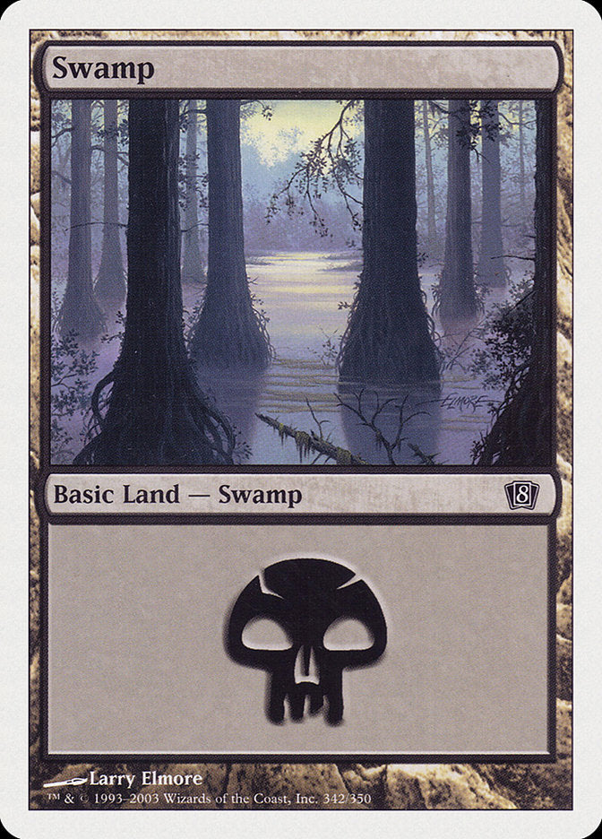 Swamp (342) [Eighth Edition] - Magic: The Gathering - Card Brawlers | Quebec | Canada |