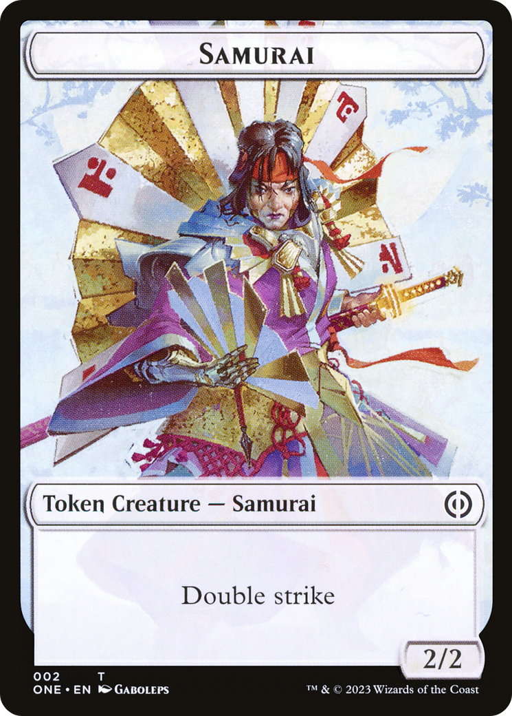 Samurai Token [Phyrexia: All Will Be One Tokens] - Magic: The Gathering - Card Brawlers | Quebec | Canada |
