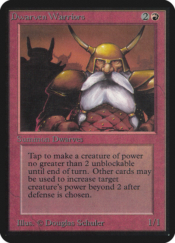 Dwarven Warriors [Alpha Edition] - Magic: The Gathering - Card Brawlers | Quebec | Canada |