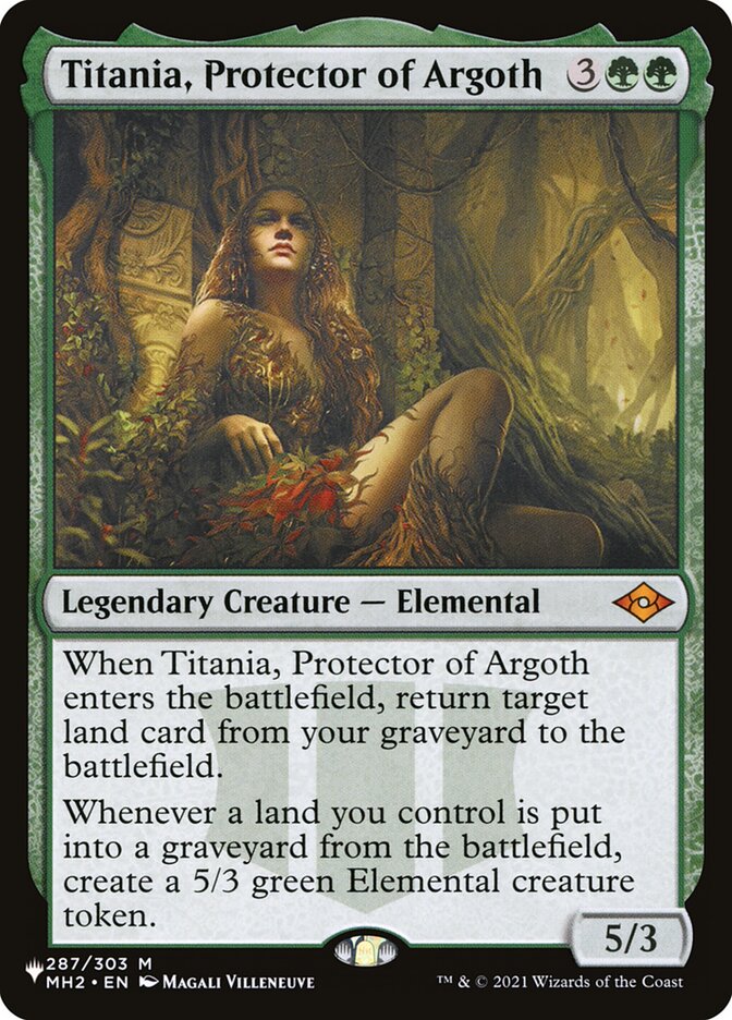Titania, Protector of Argoth [The List] - Magic: The Gathering - Card Brawlers | Quebec | Canada |