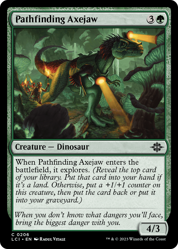 Pathfinding Axejaw [The Lost Caverns of Ixalan] - Magic: The Gathering - Card Brawlers | Quebec | Canada |
