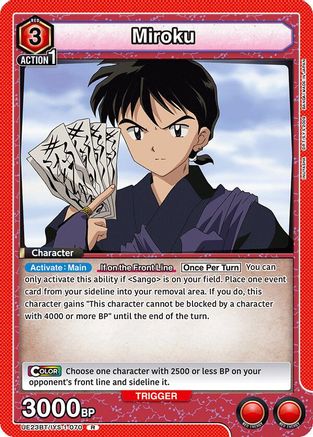 Miroku (070) (UE23BT/IYS-1-070) - UE23BT Inuyasha Foil