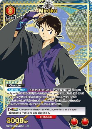 Miroku (070) (R*) (UE23BT/IYS-1-070) - UE23BT Inuyasha Foil