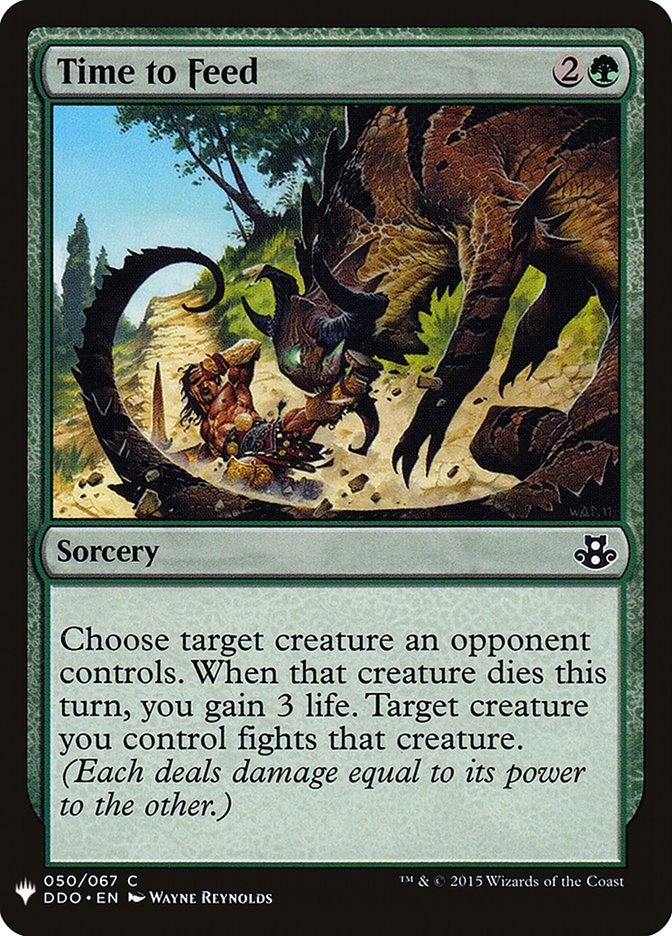 Time to Feed [Mystery Booster] - Magic: The Gathering - Card Brawlers | Quebec | Canada |