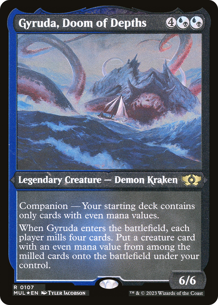 Gyruda, Doom of Depths (Foil Etched) [Multiverse Legends] - Magic: The Gathering - Card Brawlers | Quebec | Canada |