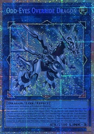 Odd-Eyes Override Dragon (Starlight Rare) (LAVD-ENO38) - Legendary Arc-V Decks 1st Edition