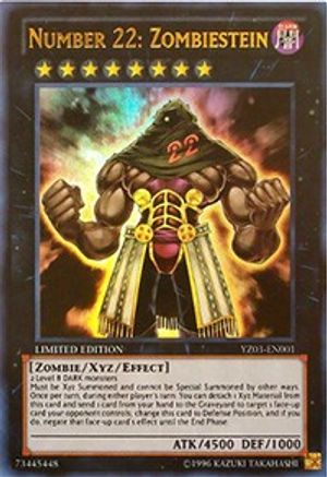 Number 22: Zombiestein [YZ03-EN001] Ultra Rare - Yu-Gi-Oh! - Card Brawlers | Quebec | Canada |