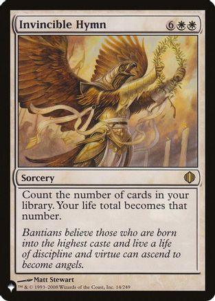 Invincible Hymn (LIST-014) - The List Reprints