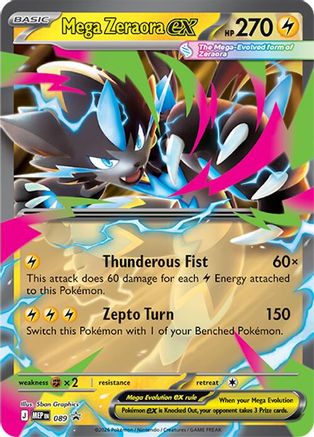 Mega Zeraora ex (089/null) - Holofoil [ME Mega Evolution Promo]