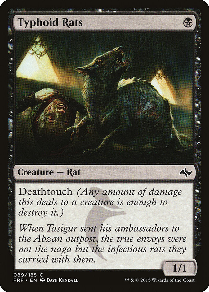 Typhoid Rats [Fate Reforged] - Magic: The Gathering - Card Brawlers | Quebec | Canada |