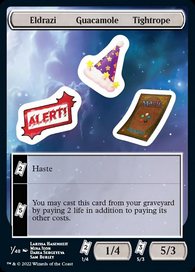 Eldrazi Guacamole Tightrope [Unfinity Stickers] - Magic: The Gathering - Card Brawlers | Quebec | Canada |