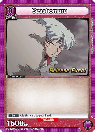 Sesshomaru (004) (UEPR/IYS-1-004) - UE23BT Inuyasha Release Event Cards