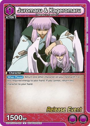 Juromaru & Kageromaru (UEPR/IYS-1-020) - UE23BT Inuyasha Release Event Cards
