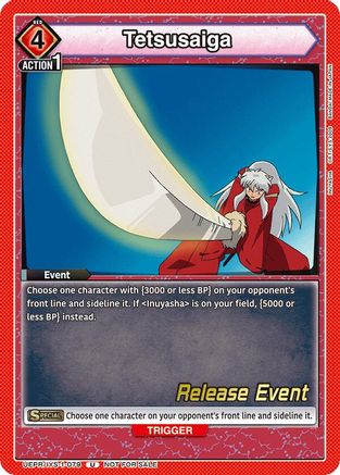 Tetsusaiga (UEPR/IYS-1-079) - UE23BT Inuyasha Release Event Cards