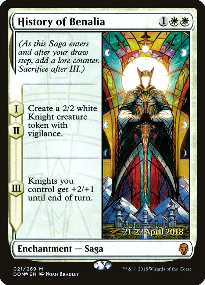 History of Benalia [Dominaria Prerelease Promos] - Magic: The Gathering - Card Brawlers | Quebec | Canada |