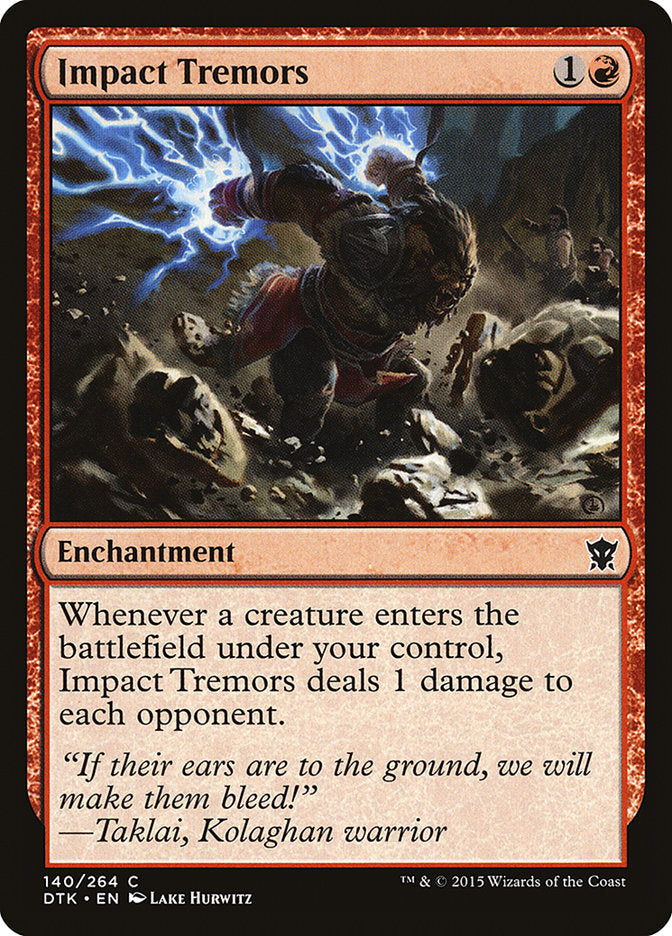 Impact Tremors [Dragons of Tarkir] - Magic: The Gathering - Card Brawlers | Quebec | Canada |