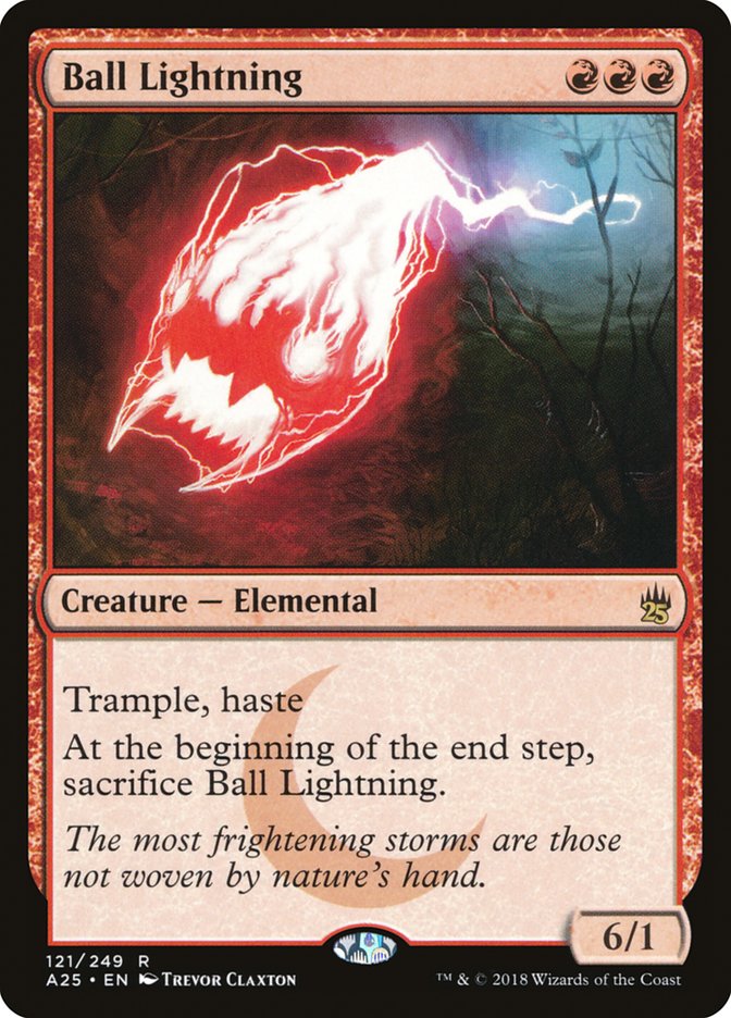 Ball Lightning [Masters 25] - Magic: The Gathering - Card Brawlers | Quebec | Canada |