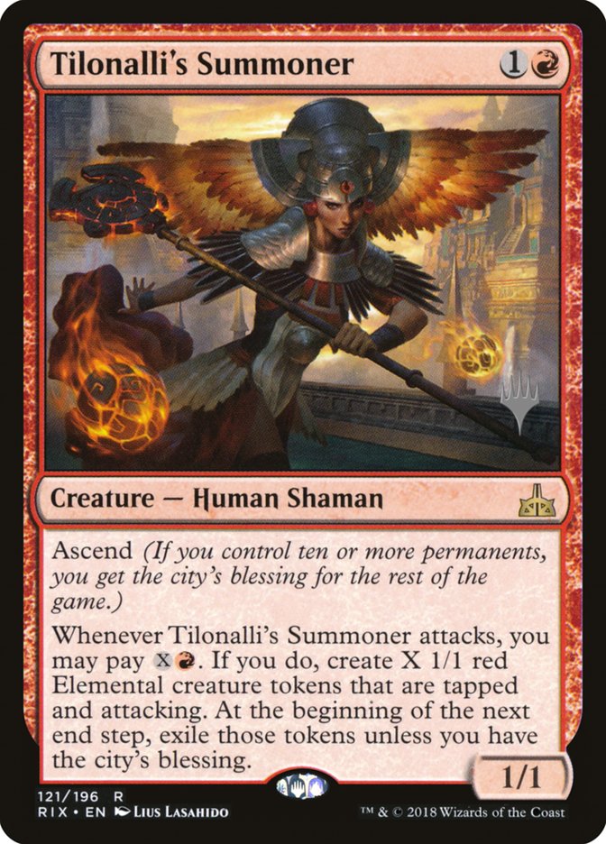 Tilonalli's Summoner (Promo Pack) [Rivals of Ixalan Promos] - Magic: The Gathering - Card Brawlers | Quebec | Canada |
