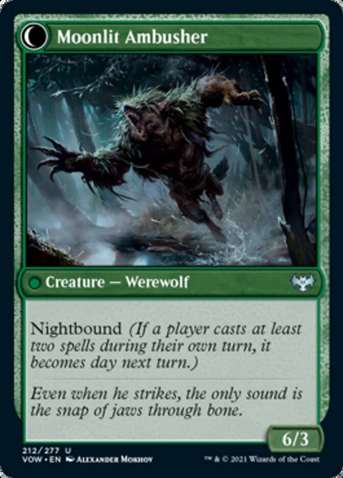 Oakshade Stalker // Moonlit Ambusher [Innistrad: Crimson Vow] - Magic: The Gathering - Card Brawlers | Quebec | Canada |