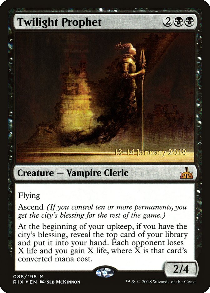 Twilight Prophet [Rivals of Ixalan Prerelease Promos] - Magic: The Gathering - Card Brawlers | Quebec | Canada |