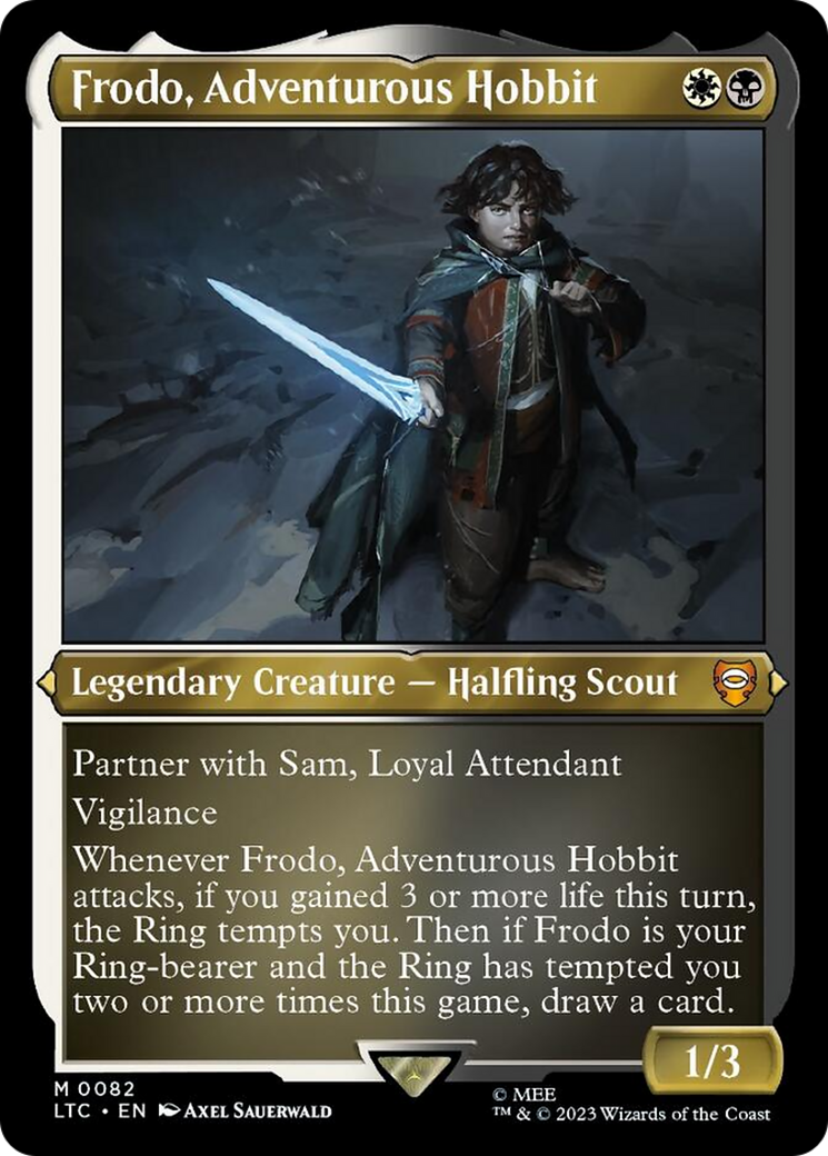 Frodo, Adventurous Hobbit (Display Commander) [The Lord of the Rings: Tales of Middle-Earth Commander] - Magic: The Gathering - Card Brawlers | Quebec | Canada |