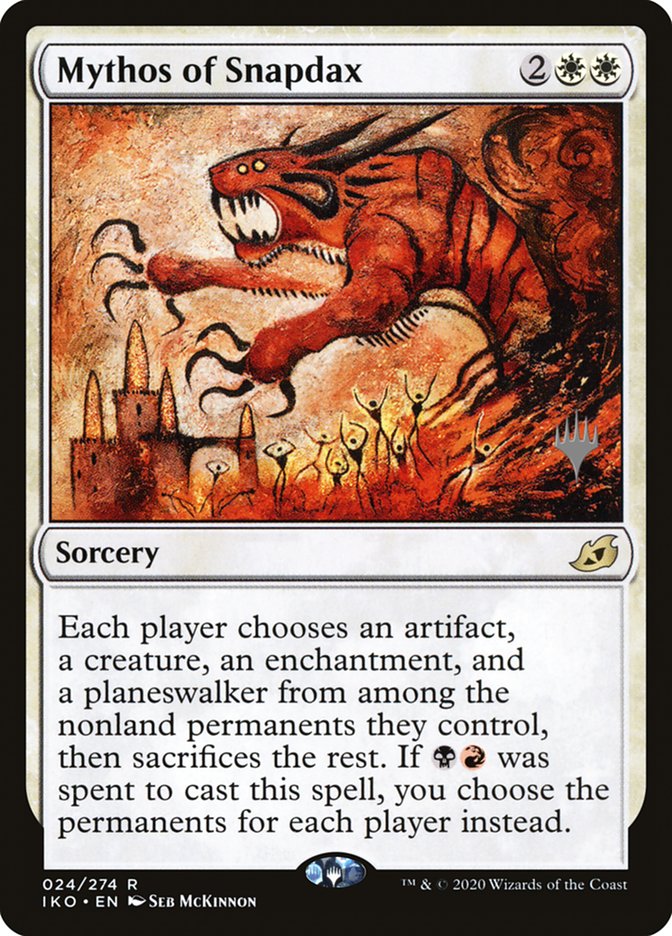 Mythos of Snapdax (Promo Pack) [Ikoria: Lair of Behemoths Promos] - Magic: The Gathering - Card Brawlers | Quebec | Canada |