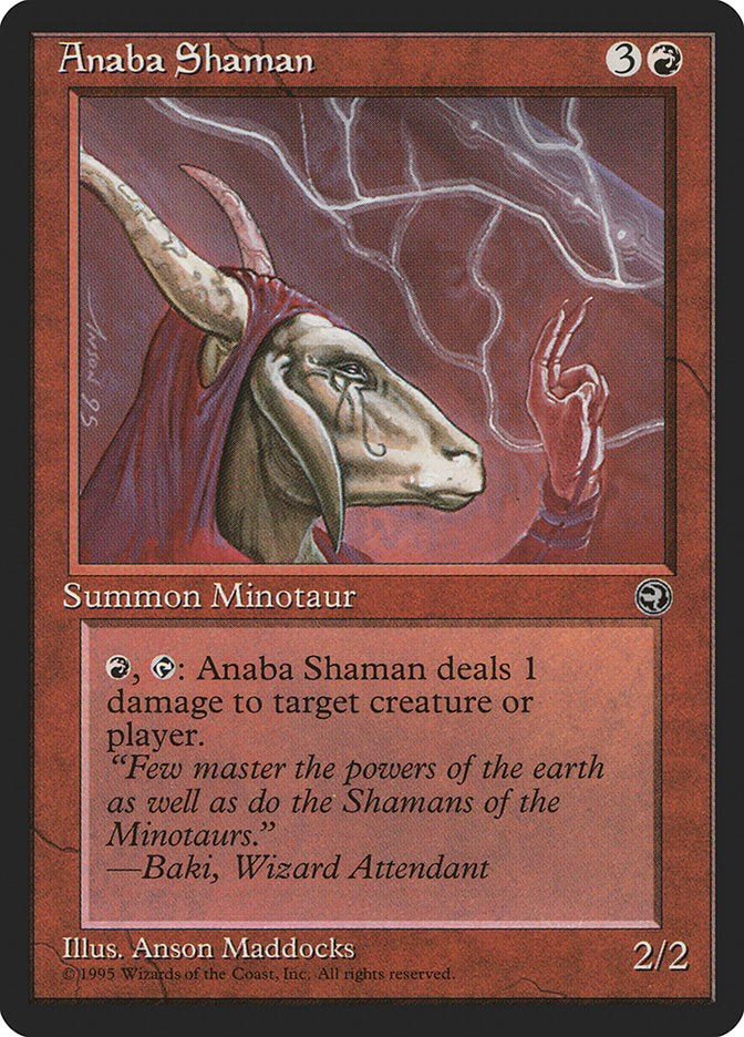 Anaba Shaman (Baki Flavor Text) [Homelands] - Magic: The Gathering - Card Brawlers | Quebec | Canada |