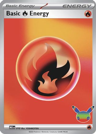 Basic Fire Energy (010) - Holofoil [MEE Mega Evolution Energies]
