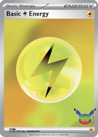 Basic Lightning Energy (012) - Holofoil [MEE Mega Evolution Energies]