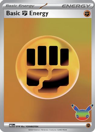 Basic Fighting Energy (014) - Holofoil [MEE Mega Evolution Energies]