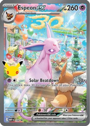 Espeon ex (108) - Holofoil [ME Mega Evolution Promo]