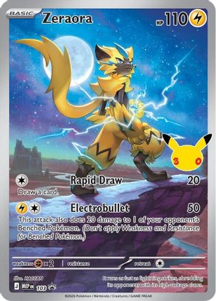 Zeraora (103) - Holofoil [ME Mega Evolution Promo]